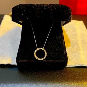 10K white gold Diamond necklace